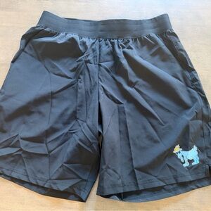 Black Athletic Shorts Goat brand